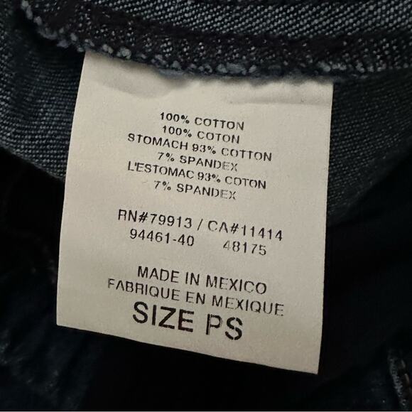 Motherhood Maternity Jeans Pants Dark Blue Wash Straight Leg Denim Small NEW - Picture 10 of 12